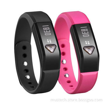 Fashion Healthy Bracelet with OLED, Supports Bluetooth 4.0New